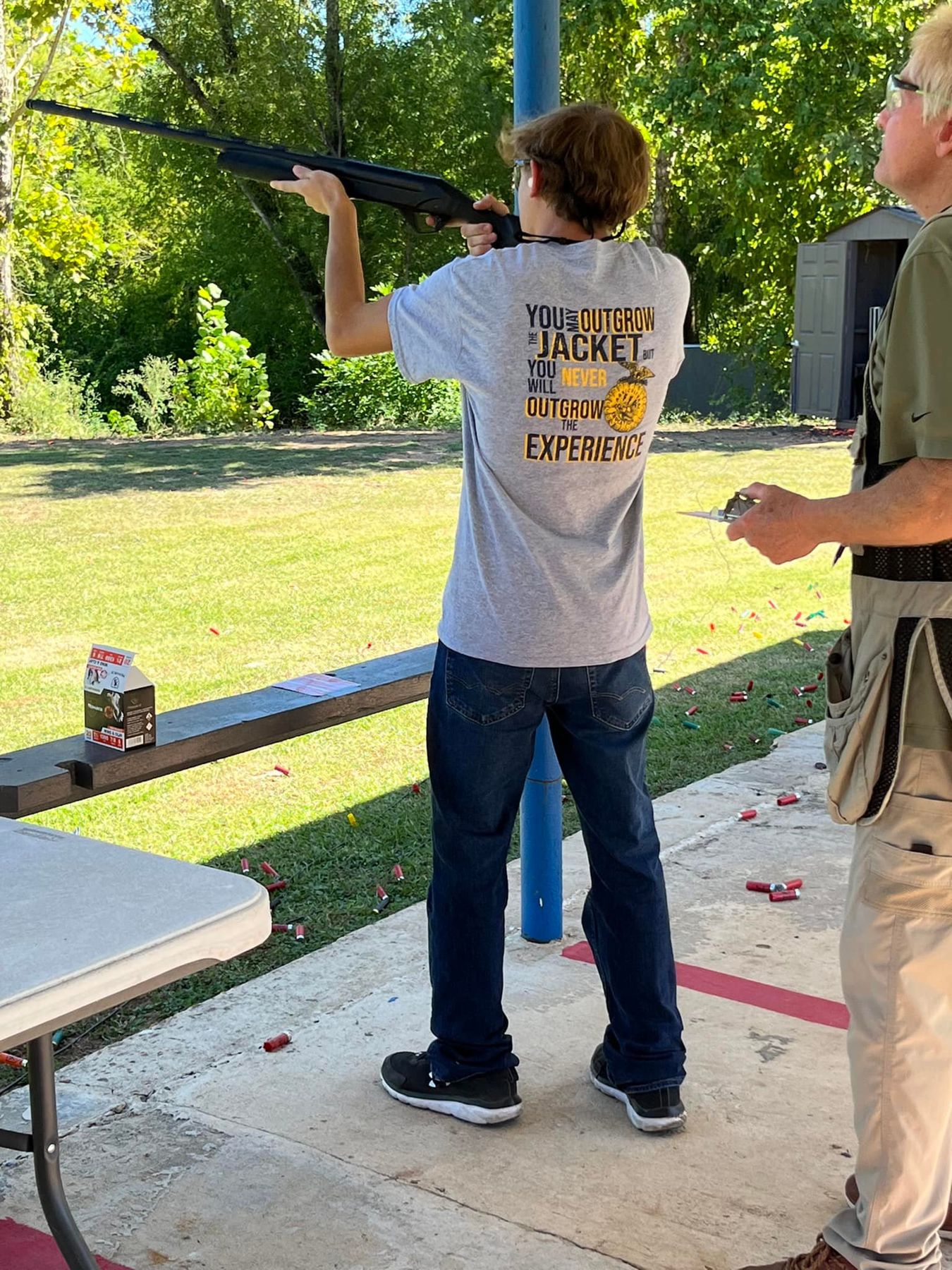 Student at the Skeet & Scholars Classic